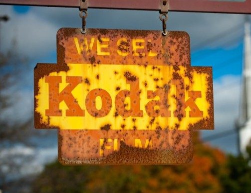 Rusty Kodak sign