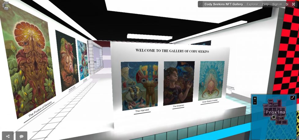 One metaverse art gallery