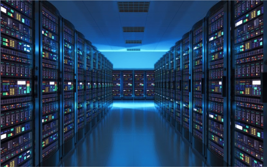 A cryptocurrency server farm